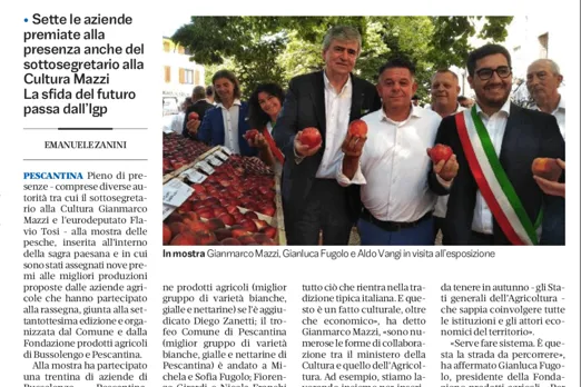 l'articolo apparso sul quotidiano L'Arena il 15 agosto 2024