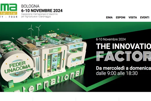 Tutto pronto per Eima, la fiera della meccanica agricola di Bologna
