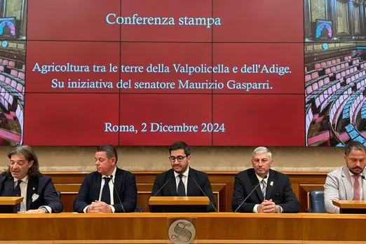 IN SENATO A ROMA LA CONFERENZA STAMPA DI PRESENTAZIONE DEL FORUM DELL'AGRICOLTURA DI PESCANTINA