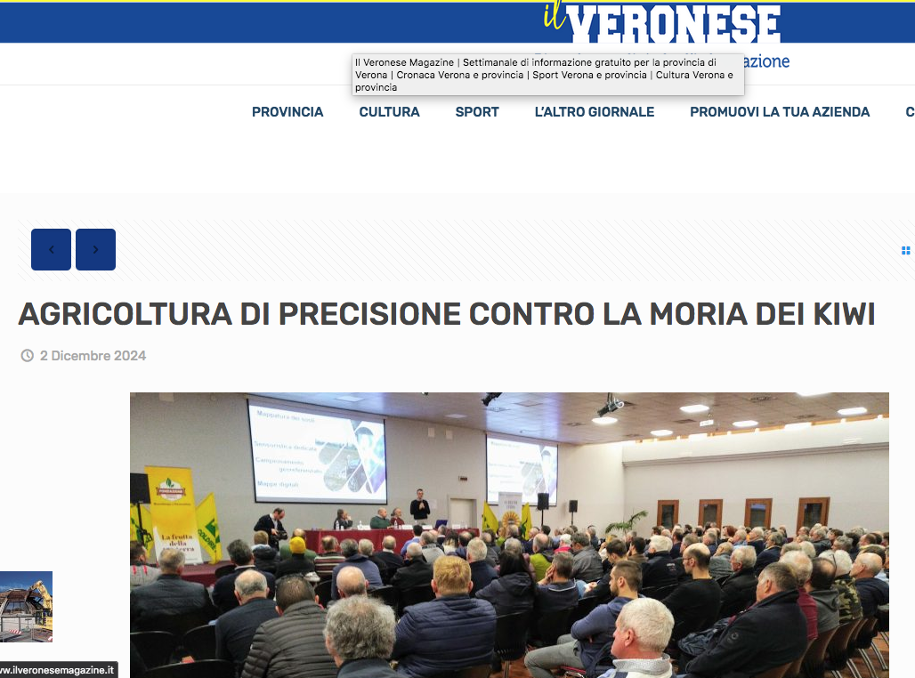 Il webmagazine Il Veronese Magazine si occupa dell'evento di Bussolengo.