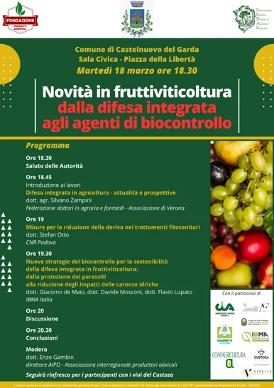Novità in fruttiviticoltura: dalla difesa integrata agli agenti di biocontrollo