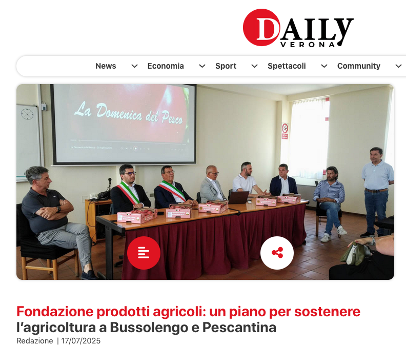 Le uscite sui media sulla presentazione del Piano della Fondazione