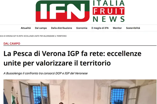 Gli articoli pubblicati sull'evento dedicato alla peschicoltura