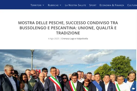 Rassegna stampa degli articoli pubblicati sulla Mostra delle Pesche