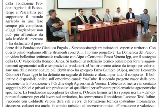 L'Altro Giornale parla del Piano della Fondazione a favore del mondo agricolo