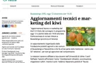 Il convegno sul kiwi di Bussolengo sul magazine agricolo Fresh Plaza