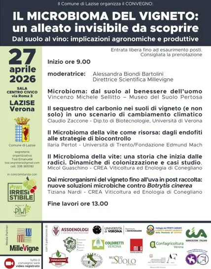 A LAZISE CONVEGNO SUL MICROBIOMA DEL VIGNETO