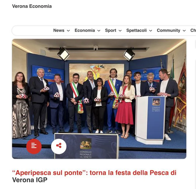 La notizia della conferenza stampa in Regione su Verona Economia