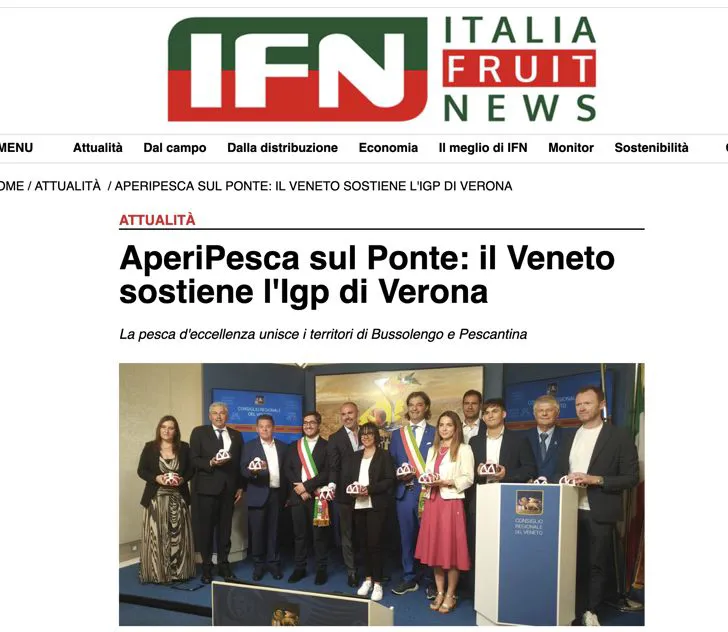 La notizia della conferenza stampa in Regione su Italia Fruit News