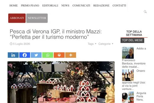 AperiPesca sul web magazine del settore ortofrutticolo.