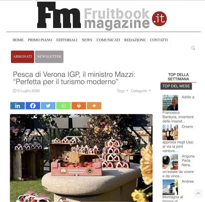AperiPesca sul web magazine del settore ortofrutticolo.