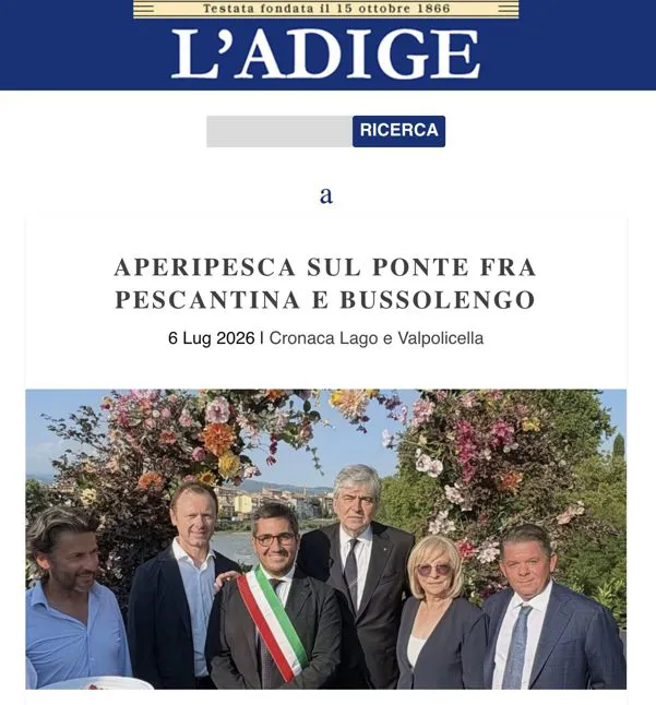 AperiPesca sul web magazine di Verona, L'Adige