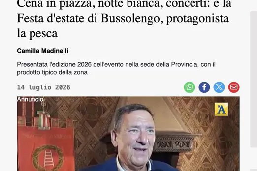 Il video della conferenza stampa di oggi sul sito larena.it