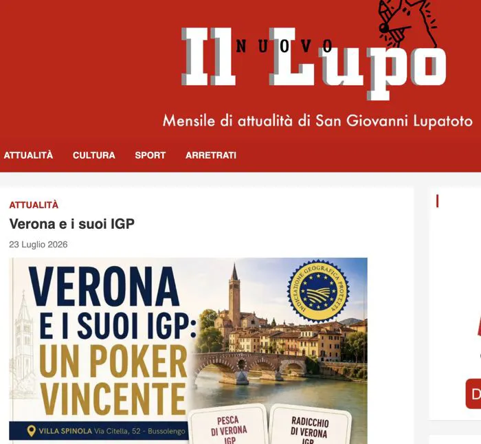 L'evento sulle Igp a Villa Spinola sul Nuovo Lupo