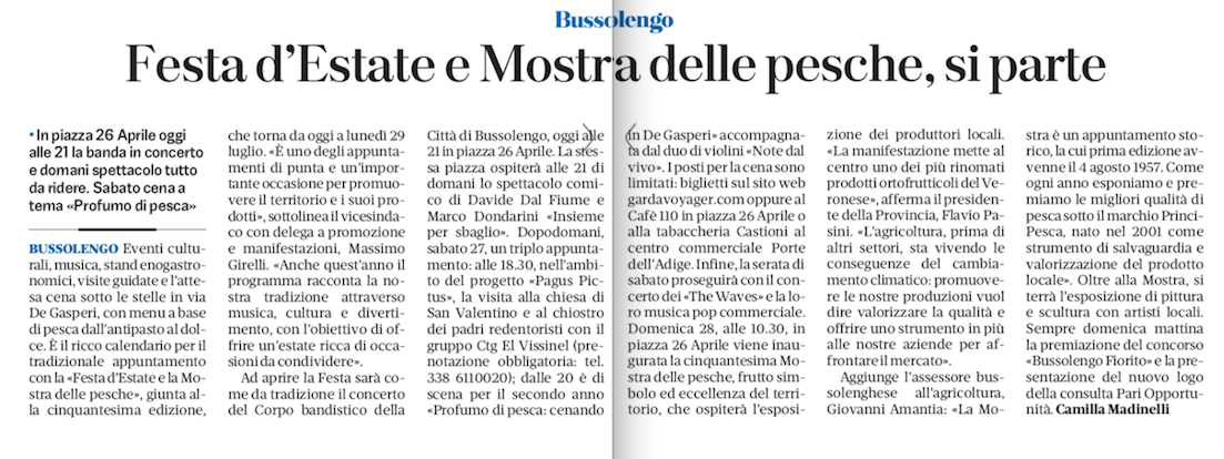 articolo Arena di Verona